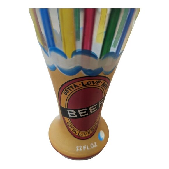 LOLITA Birthday Pilsner Style 22 oz GLASS Hand painted - Picture 16 of 16